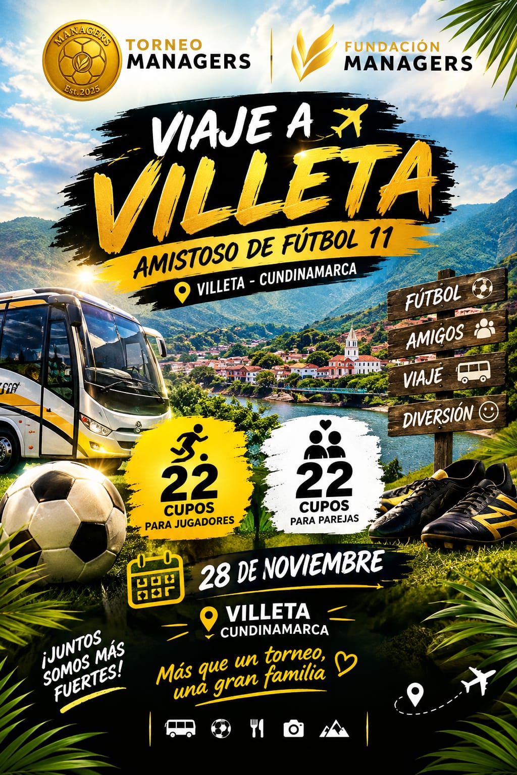 Fútbol 11 – Managers en Villeta